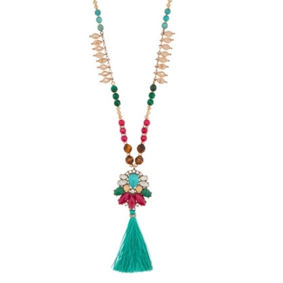 Long Tassel Necklace - Picture 2 of 6